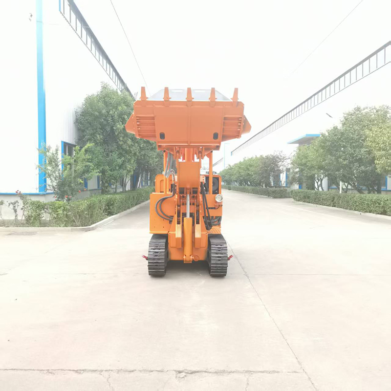 Cargadora de rocas de volteo lateral 150