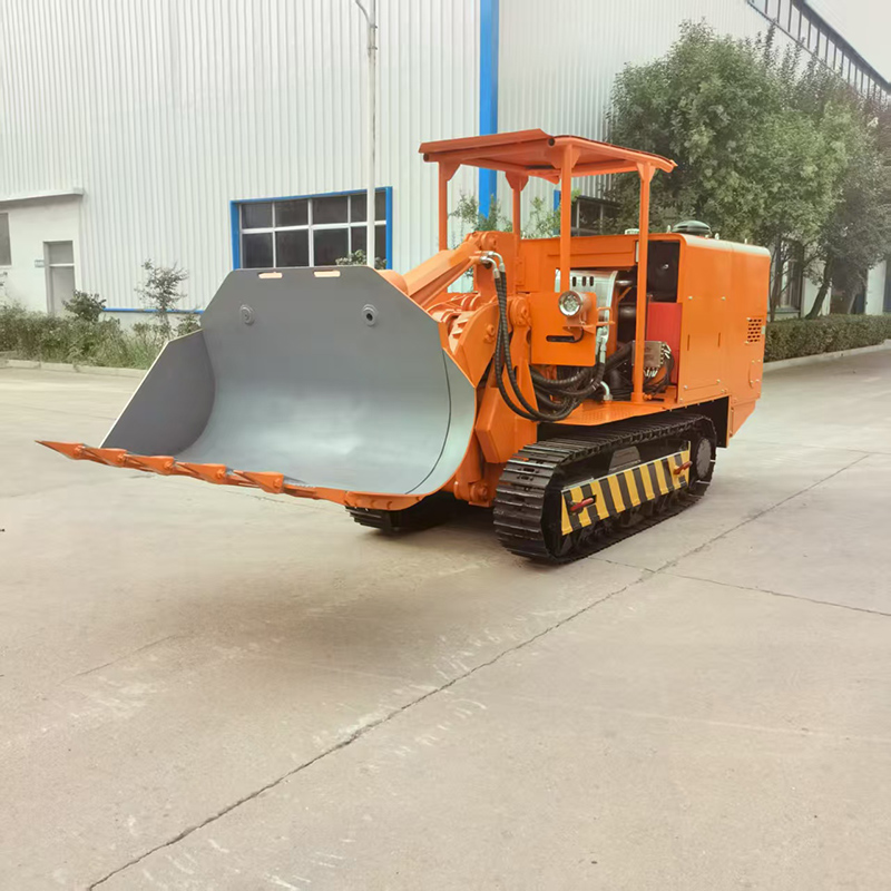 รถตักหินแบบเทข้าง 180 องศา