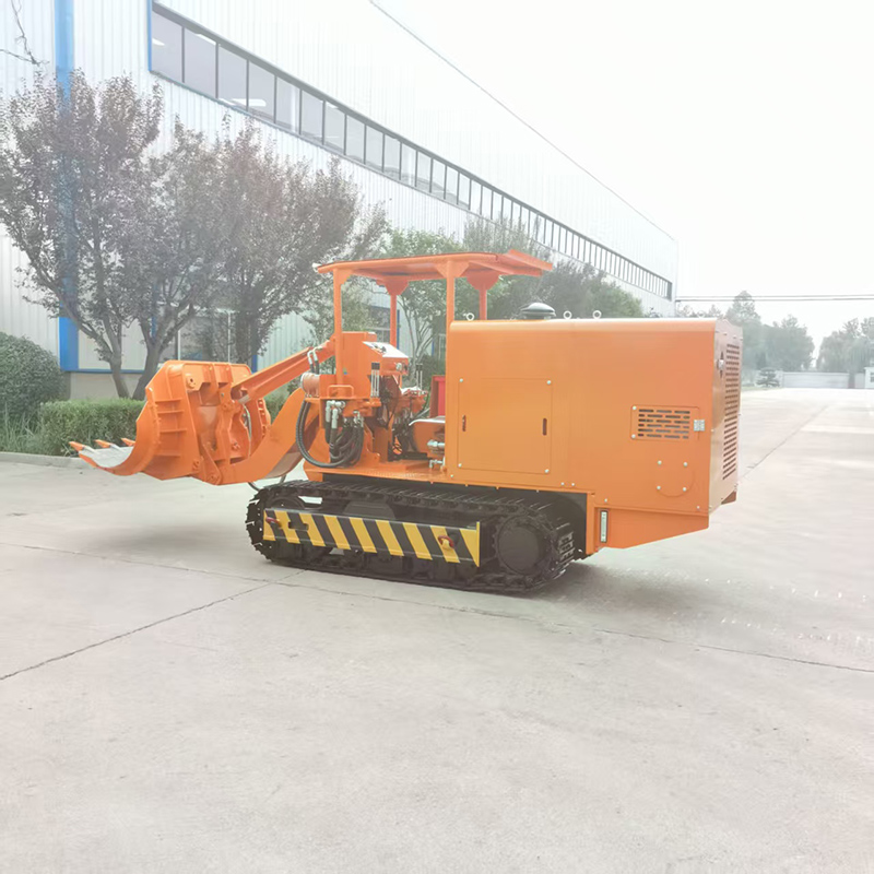 รถตักหินแบบเทข้าง 180 องศา