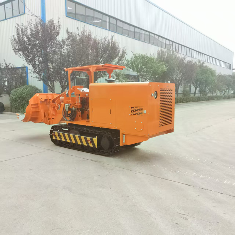 Cargadora de rocas diésel de descarga lateral