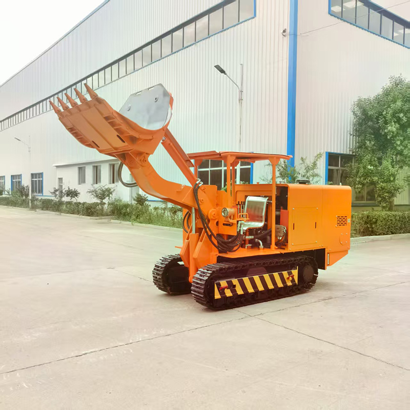 Погрузчик камня с боковой разгрузкой