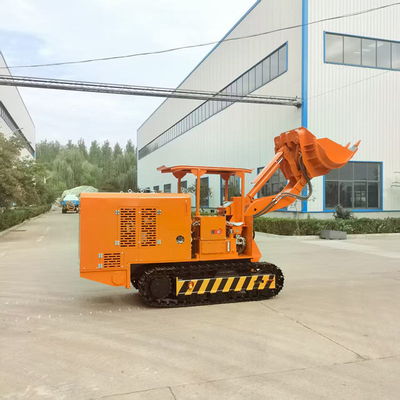 รถตักหินแบบเทข้าง 180 องศา