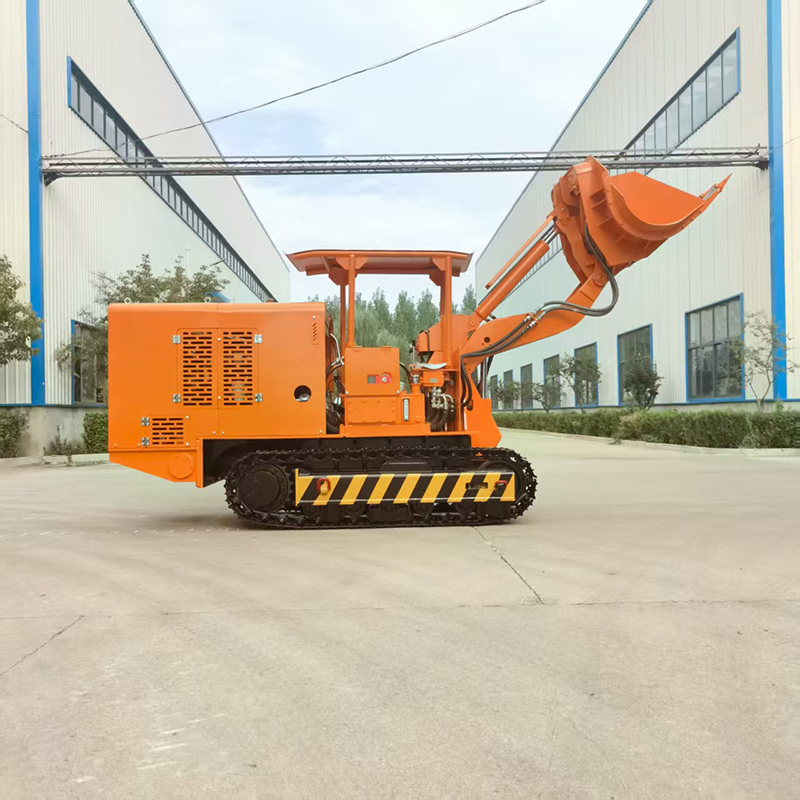 Погрузчик камня с боковой разгрузкой