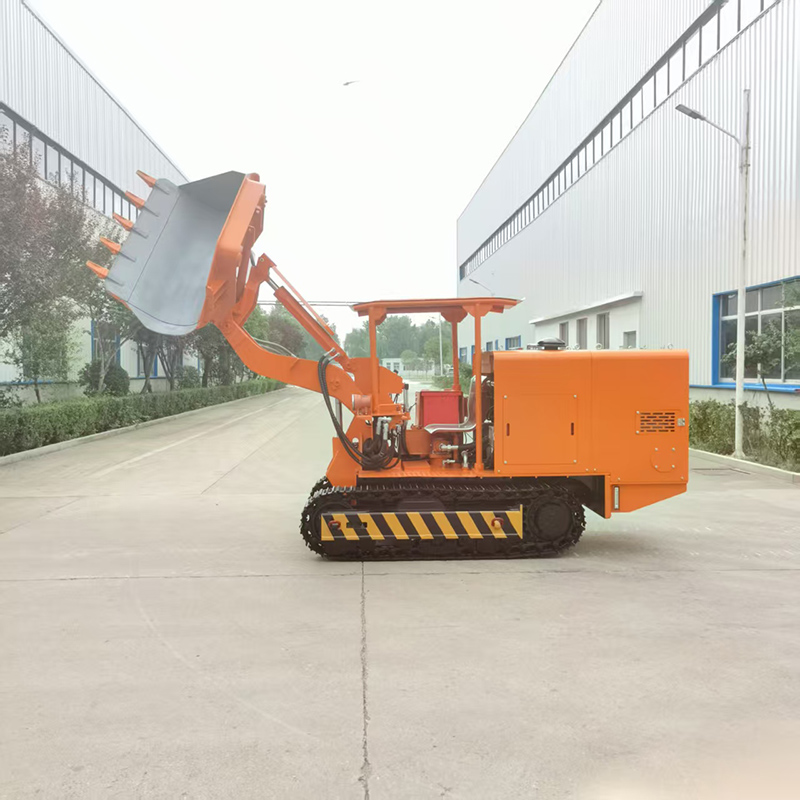 100 Боковая разгрузка каменного погрузчика