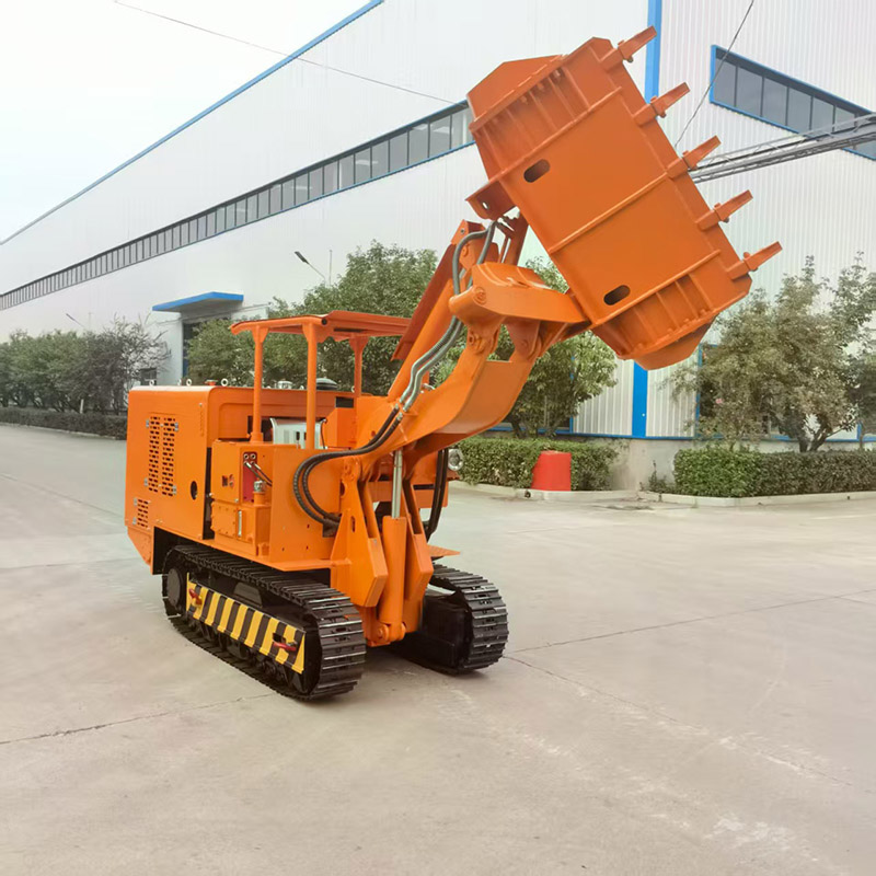 Cargador de rocas de descarga lateral de mina de carbón