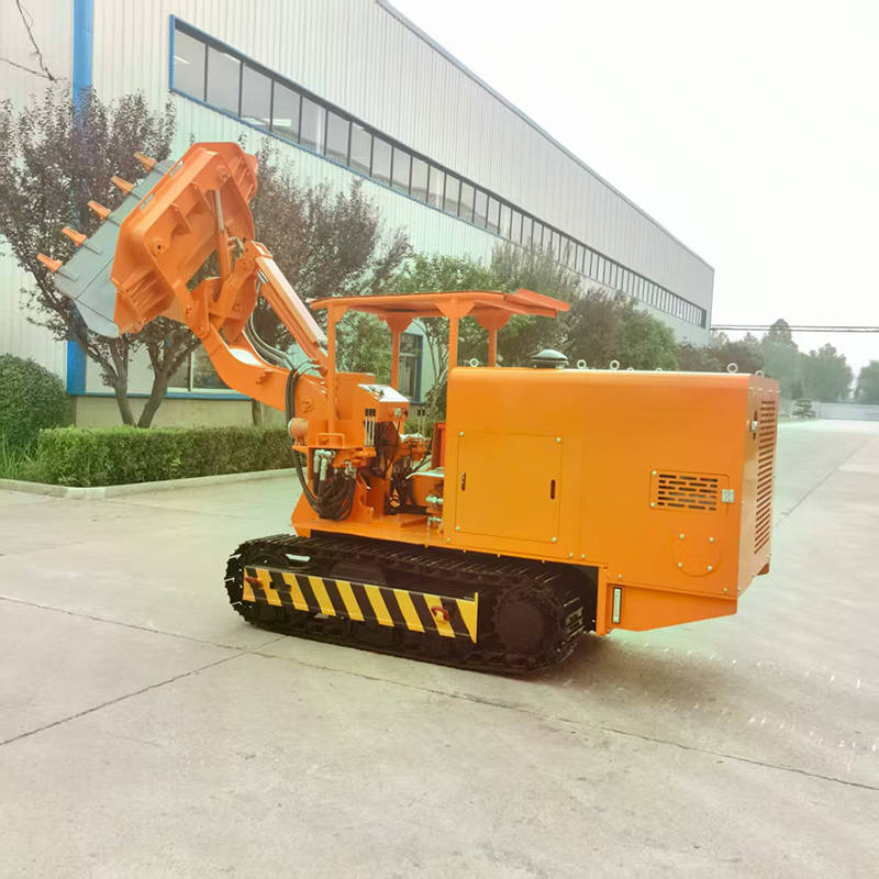 Crawler Side Unloading Rock Loader
