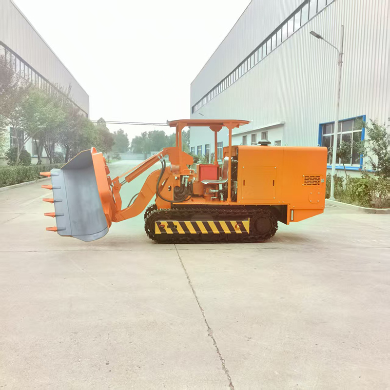 Погрузчик камня с боковой разгрузкой