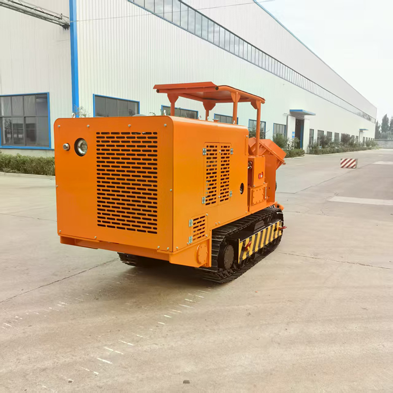 100 Боковая разгрузка каменного погрузчика