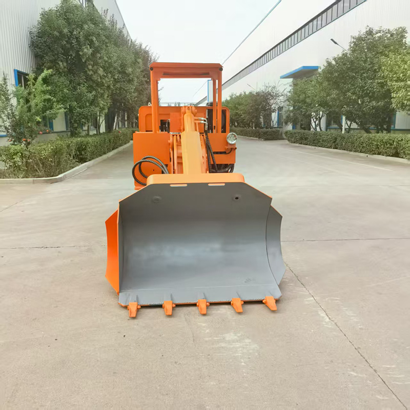 100 Боковая разгрузка каменного погрузчика