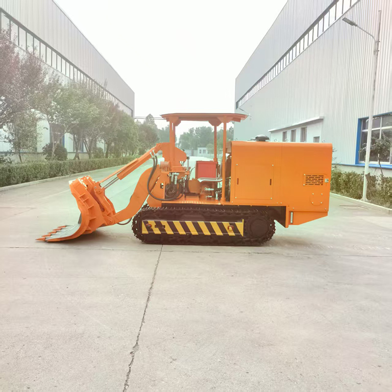 Cargadora de rocas diésel de descarga lateral