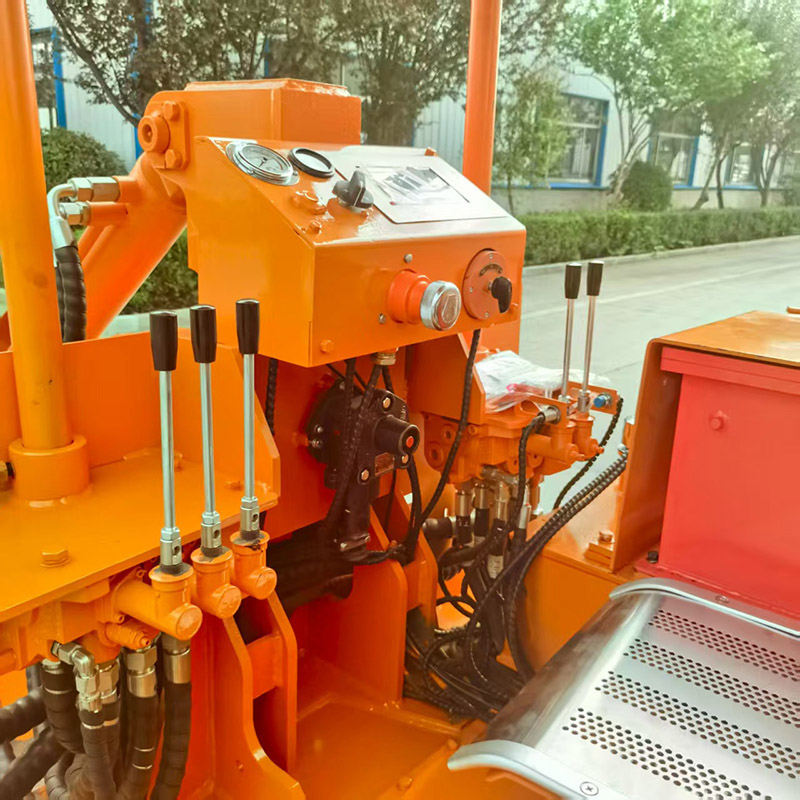 Cargador de rocas de descarga lateral de mina de carbón