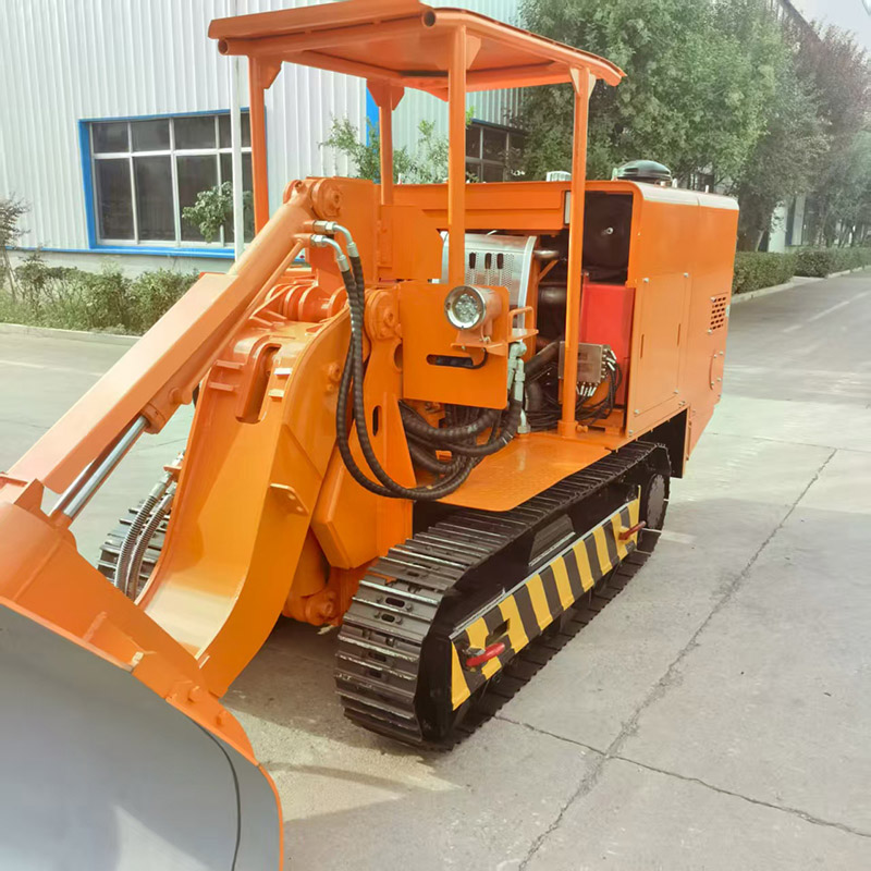 Cargador de rocas de descarga lateral de mina de carbón