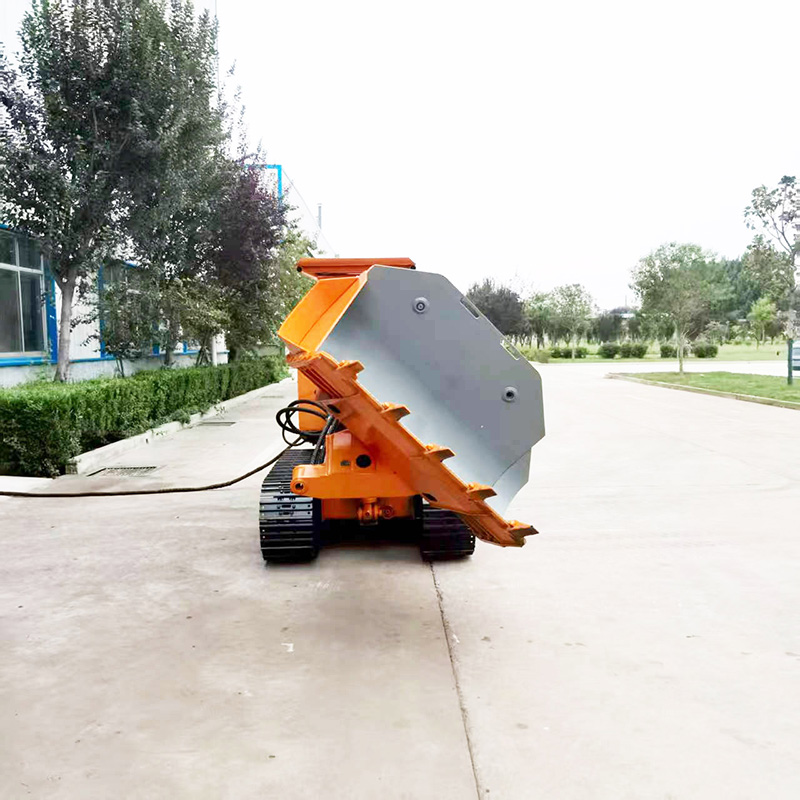 Быстросменный погрузчик для каменной кладки с боковой разгрузкой