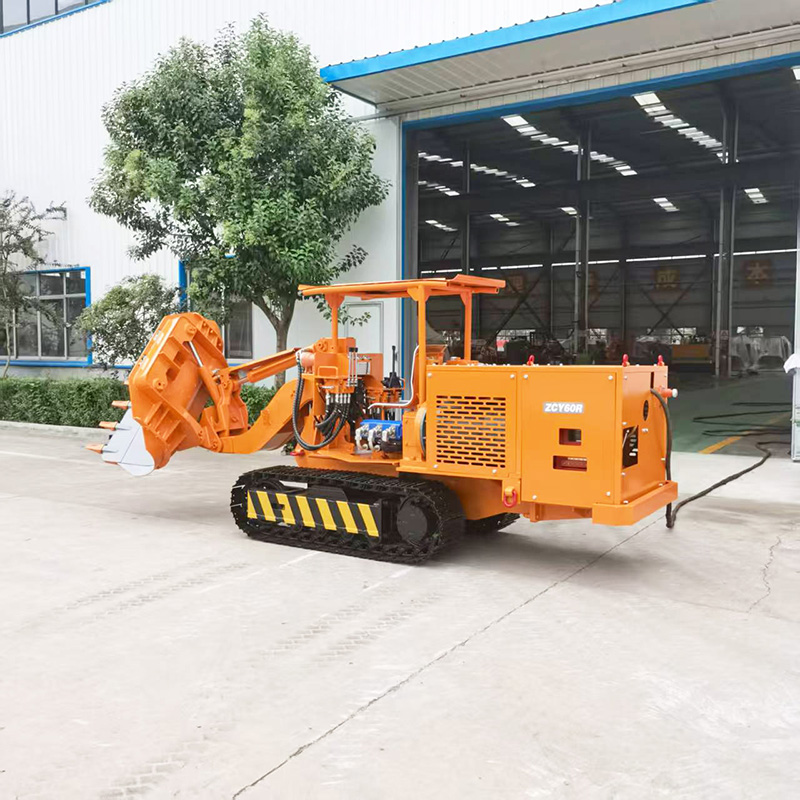 รถตักหินแบบเทข้างทรงต่ำ