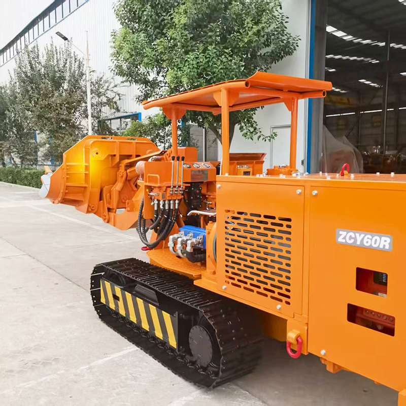 รถตักหินขนถ่ายด้านข้างแบบไฮดรอลิก