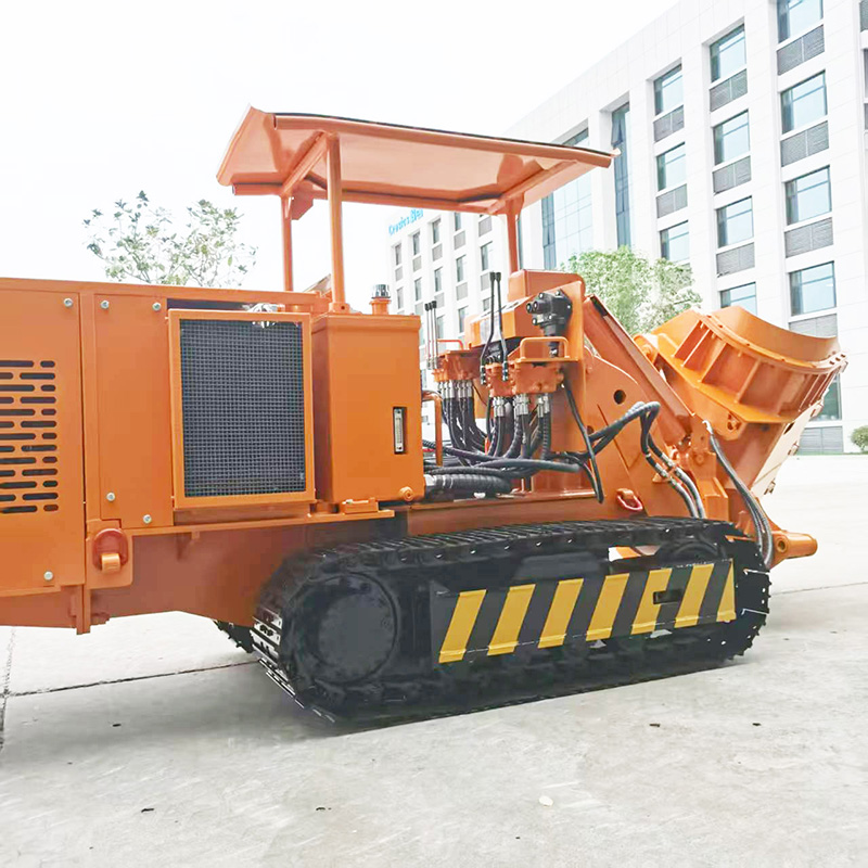 Быстросменный погрузчик для каменной кладки с боковой разгрузкой