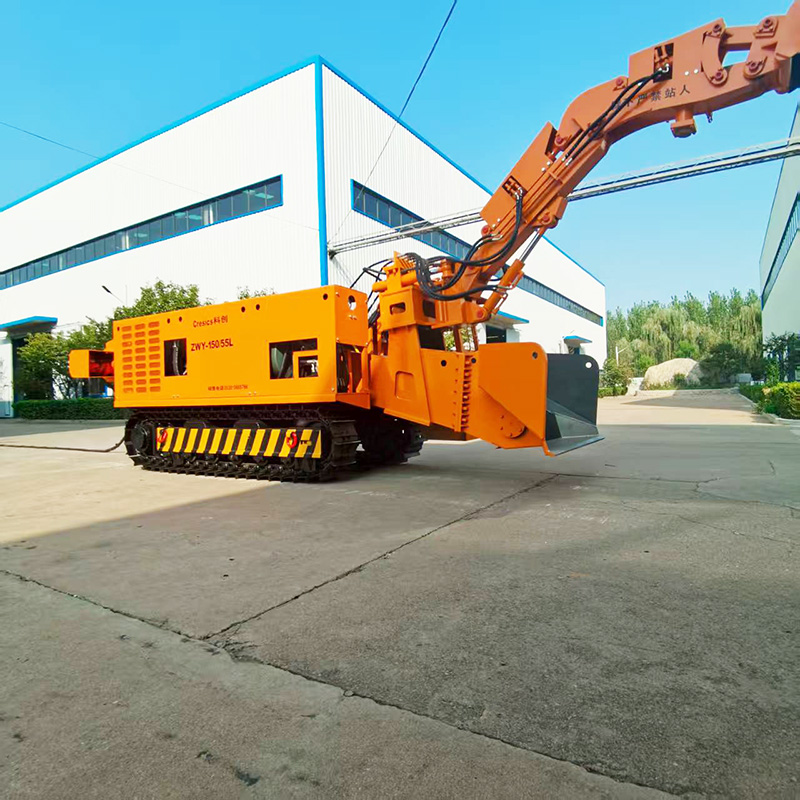 Скребковый конвейер для выемки породы