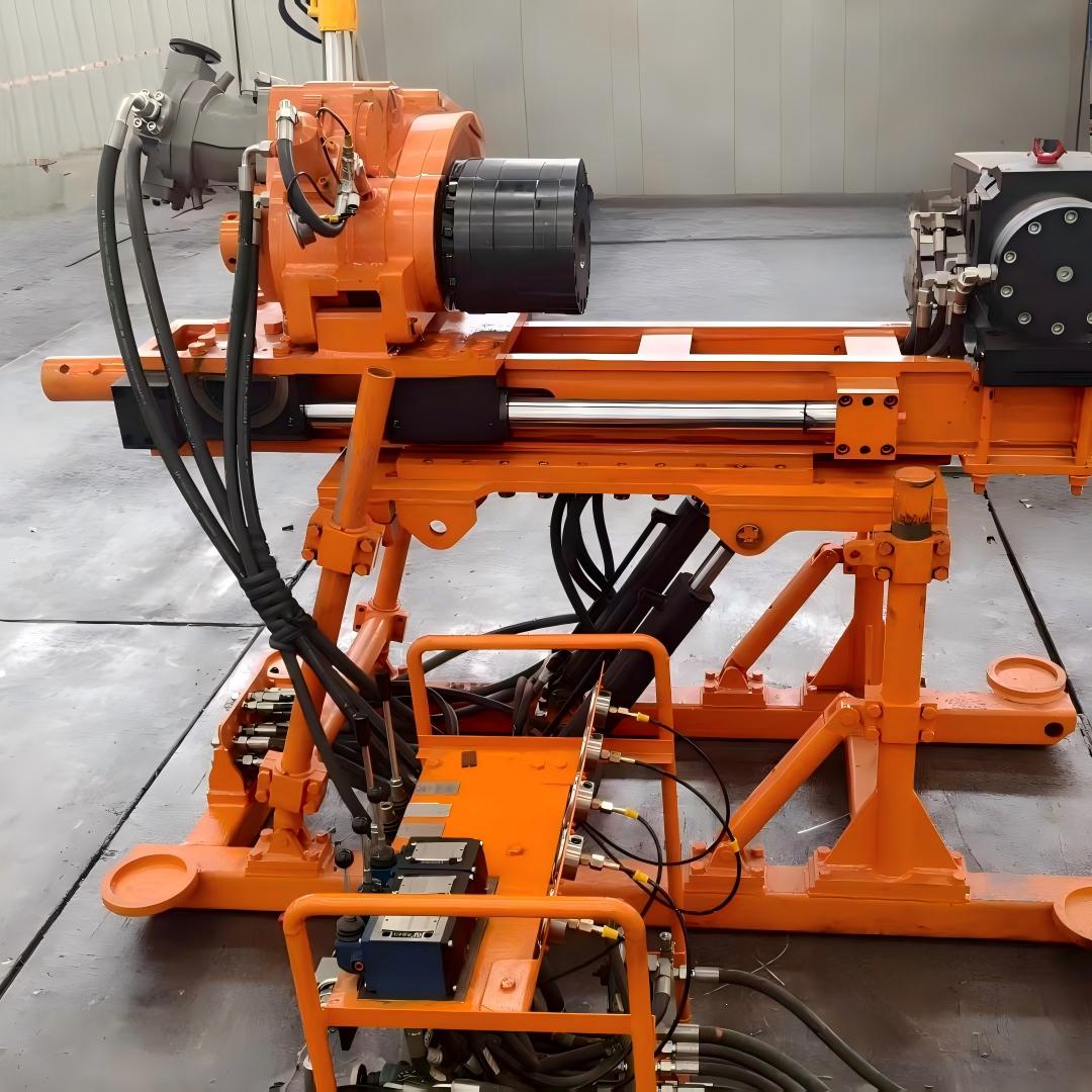 Plataforma de perfuração subterrânea do tipo dividido