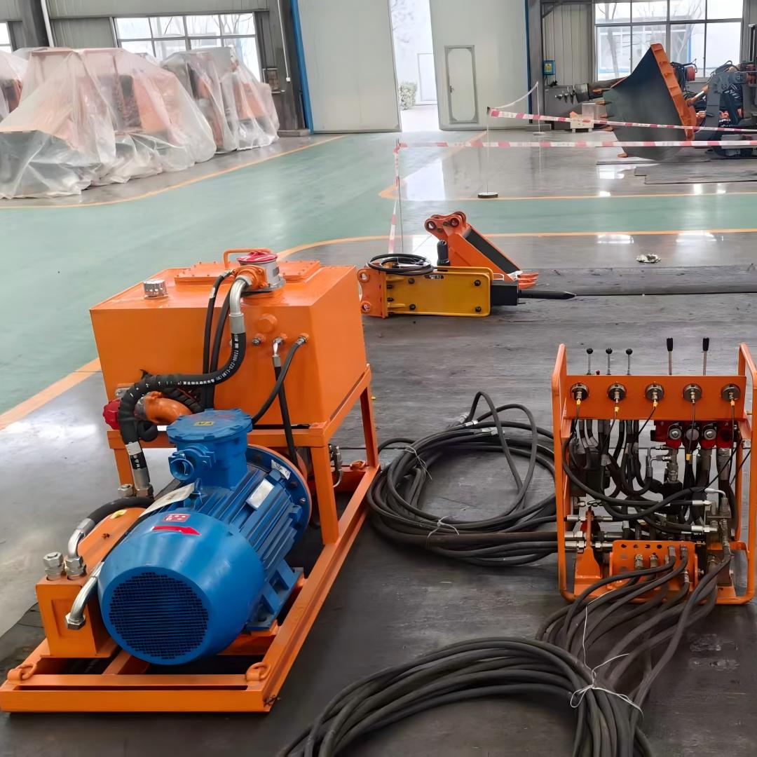 Plataforma de perfuração subterrânea do tipo dividido