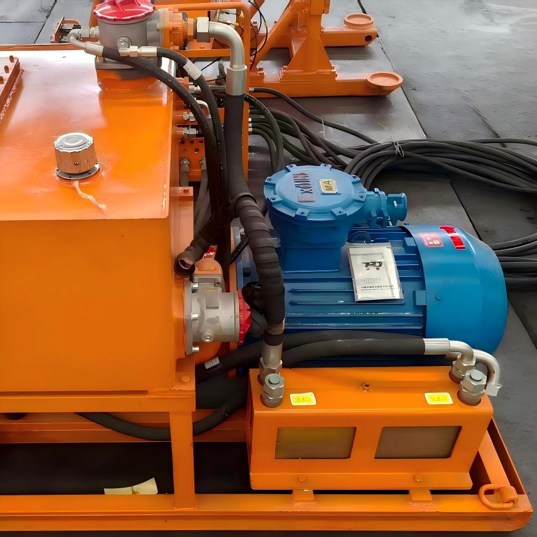 Plataforma de perfuração subterrânea do tipo dividido