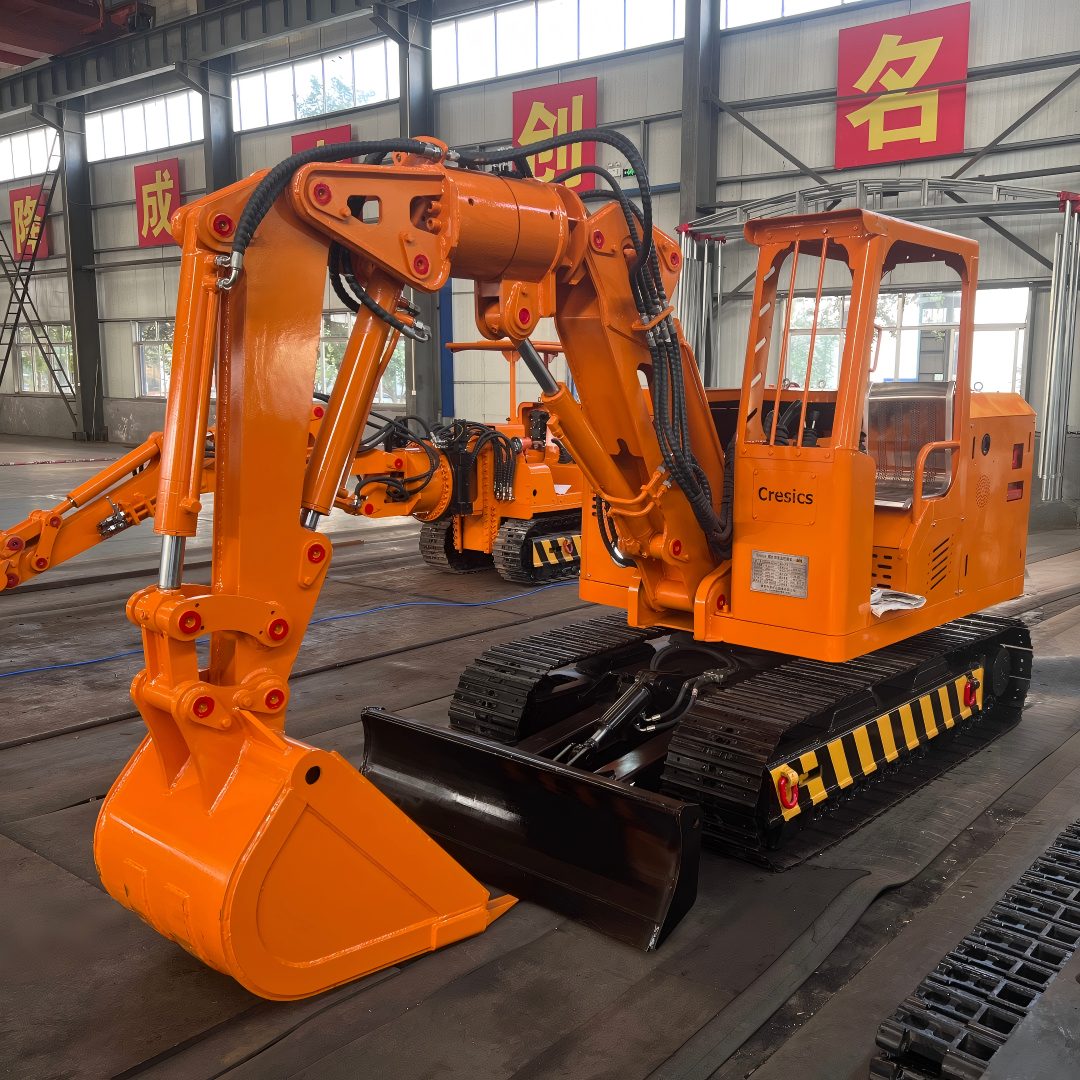 Escavadora de mineração a diesel