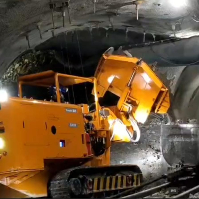 รถตักดินดีเซลแบบด้านข้าง