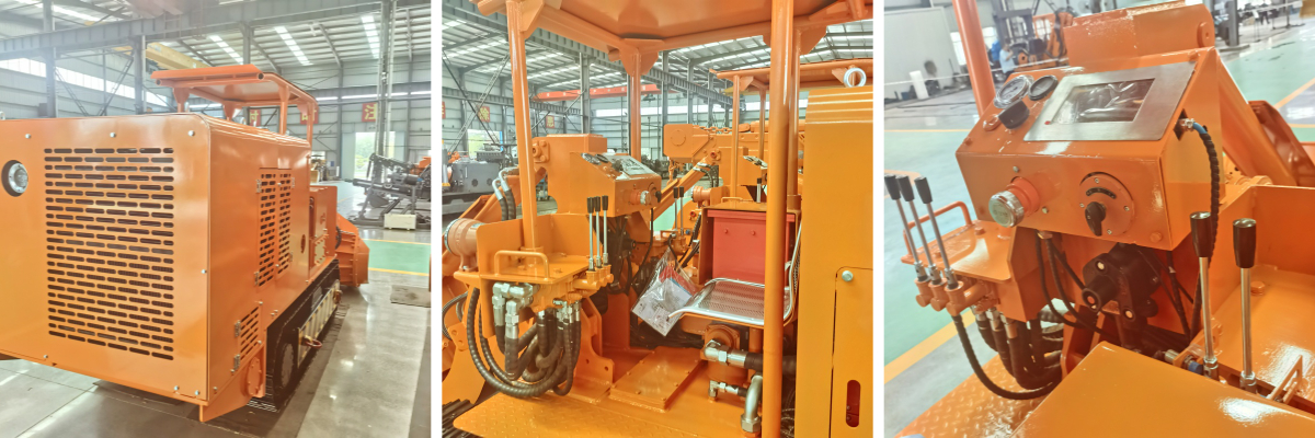 رافعة صخور جانبية التفريغ