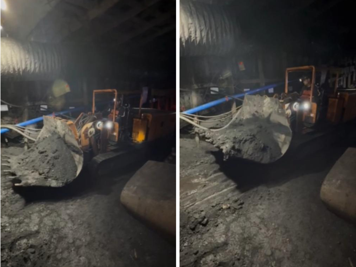 Chargeur à déversement latéral