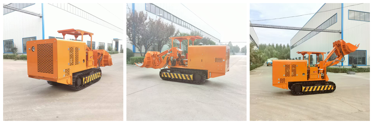 รถตักหินแบบเทข้าง 180 องศา รถตักหินแบบเทข้าง 180 องศา