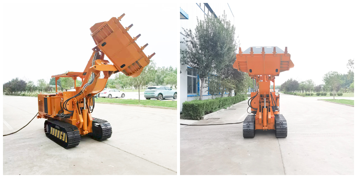 Loader Batu Bak Samping yang Disesuaikan