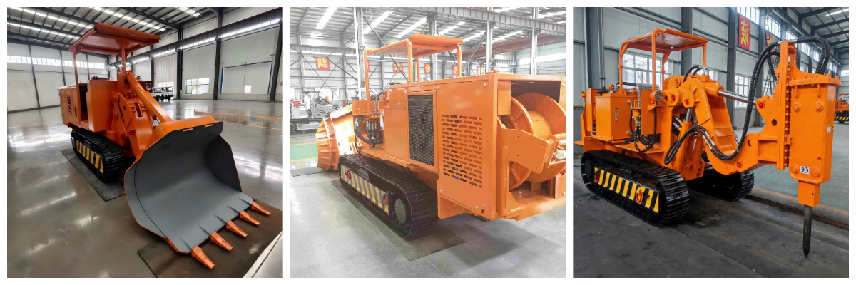 Besoin d'une chargeuse de roches polyvalente ? Essayez la chargeuse de roches à déchargement latéral à changement rapide.