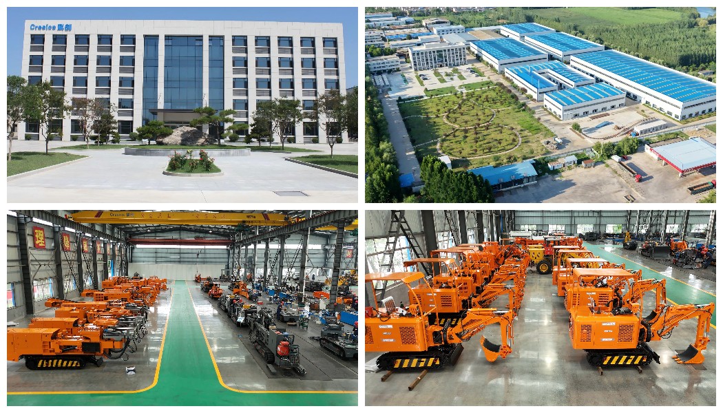 Escavadora de mineração a diesel